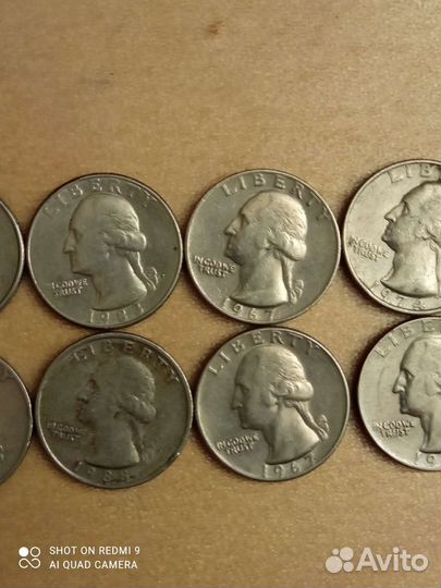 25 центов США