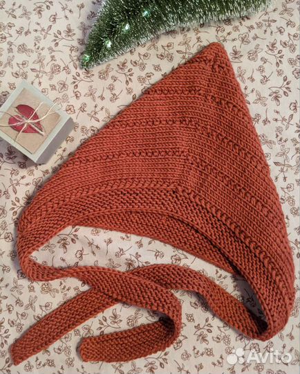 Чепчик детский вязанный эльф