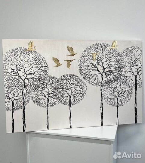Интерьерная Картина Золотое Дерево