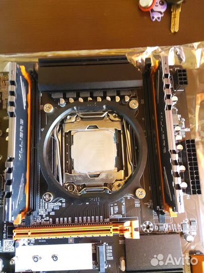 Материнская плата kllisre X99 2011V3+ E5 2630v4