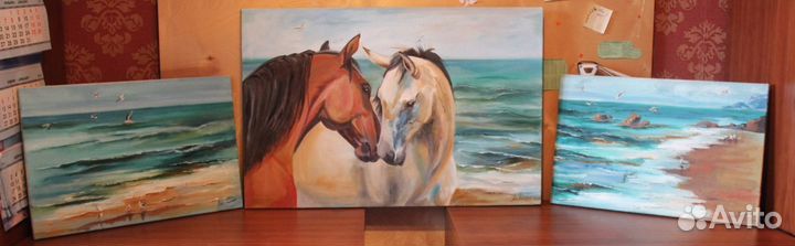 Картина маслом. Художник Лён