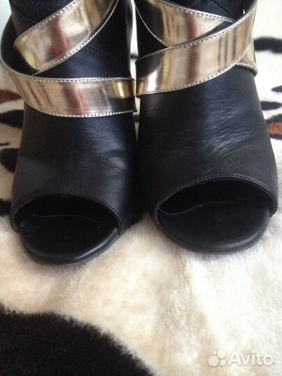 Летние Сапоги натуральная кожа