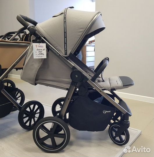 Прогулочная коляска Rant Caspia 2.0 серая