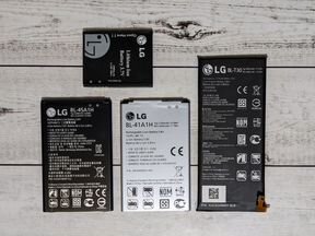 Аккумуляторы для телефонов LG, новые