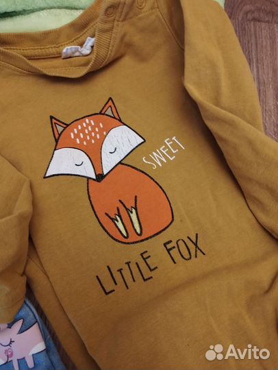 Вещи пакетом на девочку 74-80