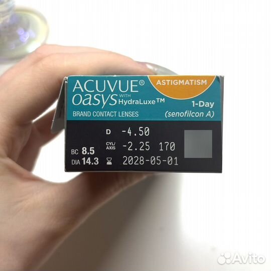 Линзы acuvue oasys astigmatism