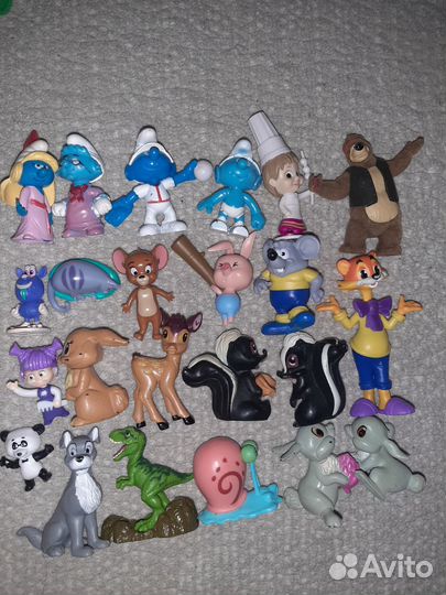 Игрушки из киндера и свит бокс пакетом