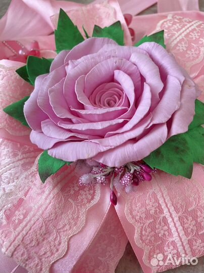 Бант на выписку для девочки