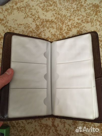 Визитница натуральная кожа