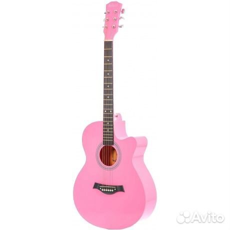 Гитара акустическая Belucci BC4010 PI розовая