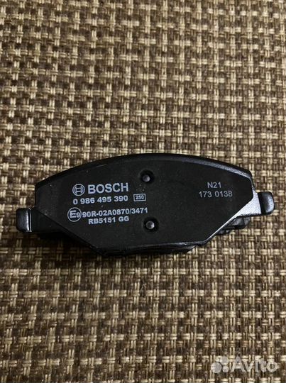 Колодки Bosch