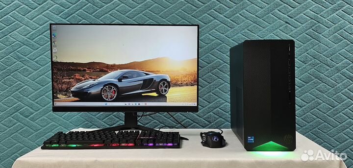 Игровой системник hp core i5 11400f, новый