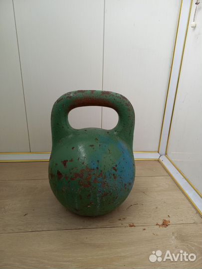 Гиря 32 кг СССР