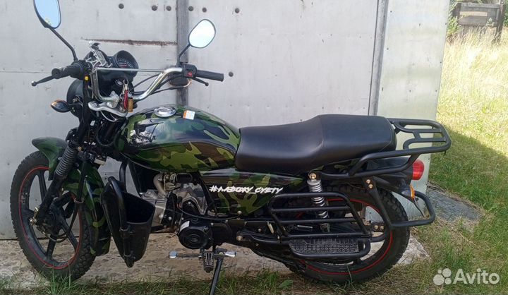 Мотоцикл альфа Рейсер 110кубов Торг присутствует