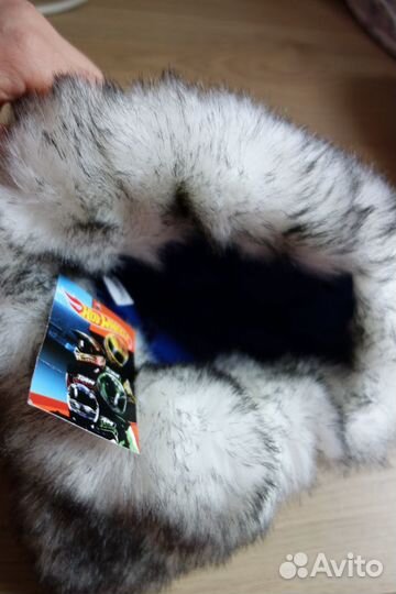 Новая шапка ушанка для мальчика зима 48 р-р