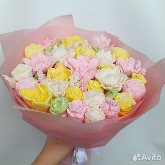 Зефир букеты цветы
