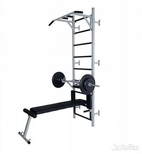 Шведская стенка с турником 3 хвата