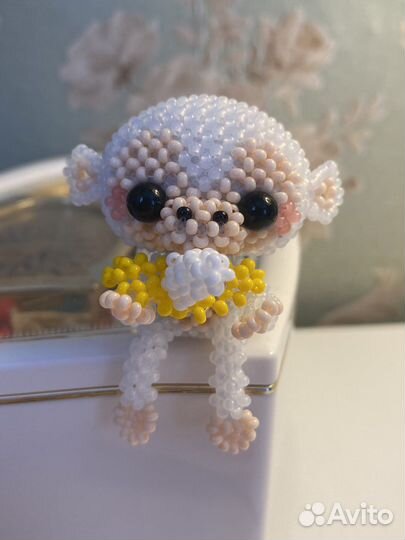 Набор амигуруми и украшений из бисера