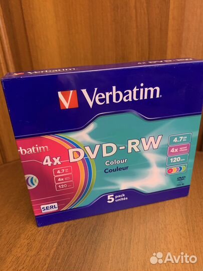 Диски Verbatim DVD-RW