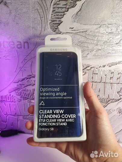 Чехол Clear View Samsung S8, S9, S7edge