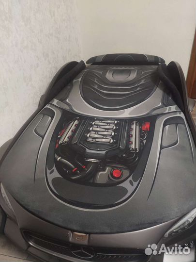 Детская кровать машина с подсветкой