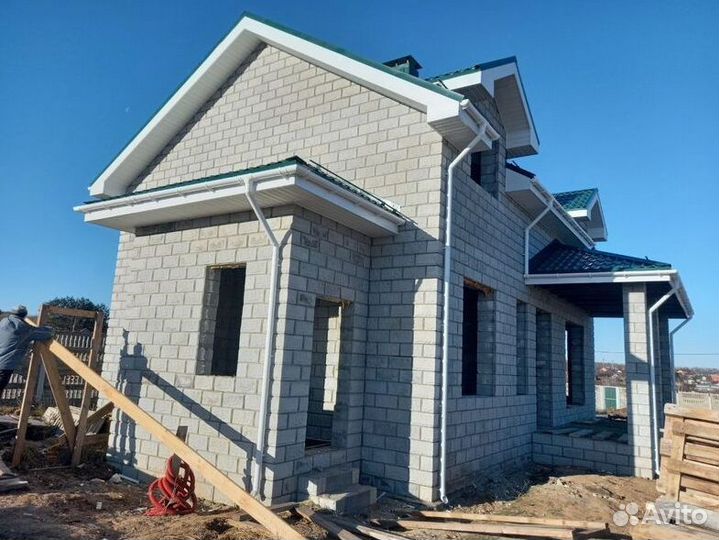 Утепленный блок с облицовкой