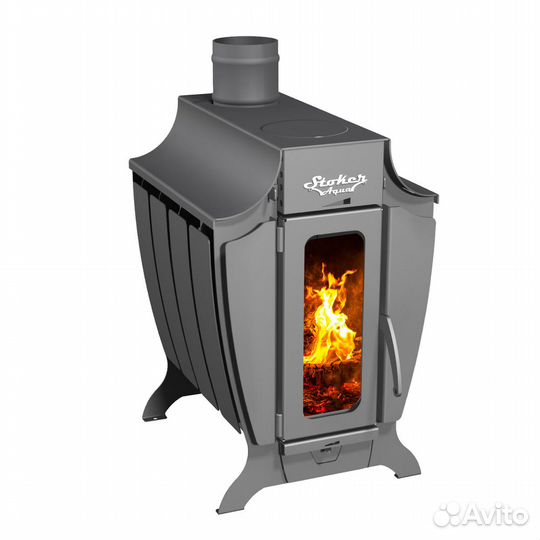 Печь отопительная по Stoker 120 Aqua-C с теплообм