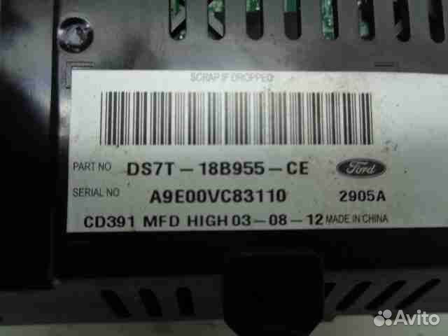 Дисплей информационный Ford Fusion 2 USA DS7T18B95