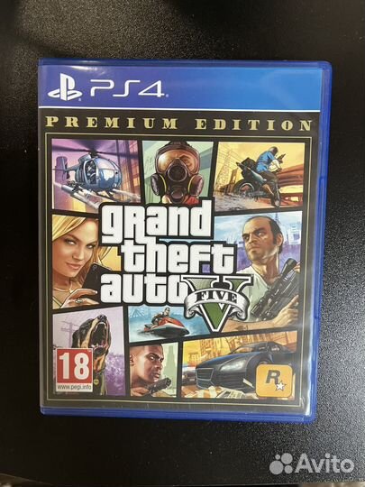 Диски на ps4 гта 5