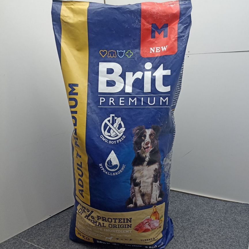 Корм сухой для собак Brit premium Dog Adult 15 кг