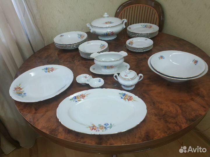 Столовый сервиз Чехословакия Богемия