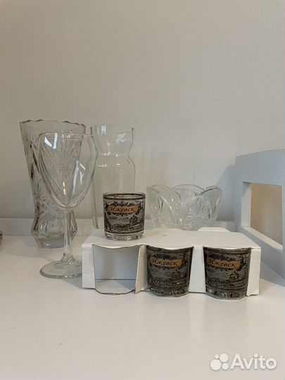 Рюмки, вазы