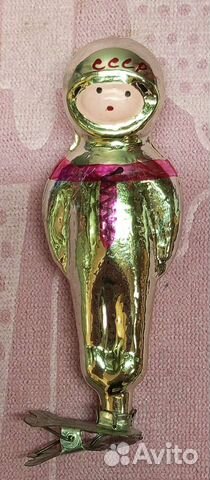 Игрушка новогодняя с прищепкой