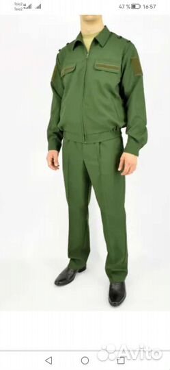 Офисная военная форма зеленая