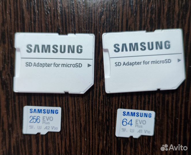 Флеш карта Samsung microsdxc + ADP, 64GB, 256GB
