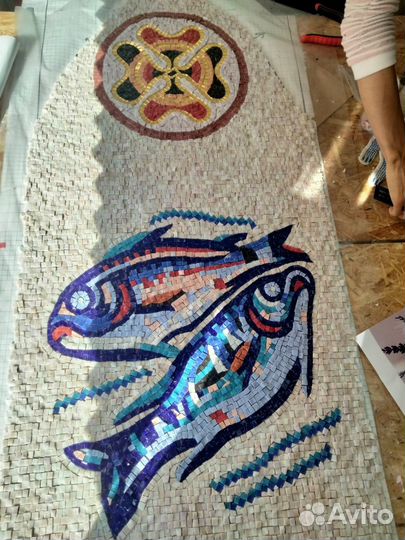 Картины из смальты, мозаика