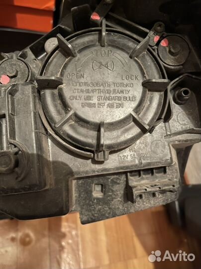 Оригинал правая фара и противотуманка solaris 2011