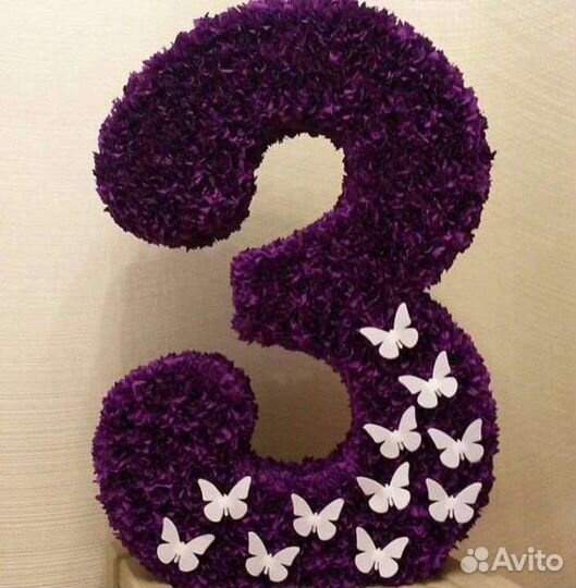 Объёмные цифры и буквы на заказ