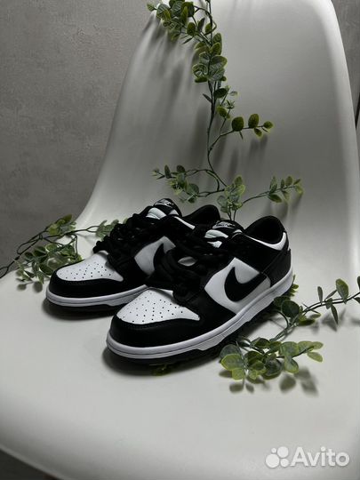 Кроссовки Nike Dunk Low Retro White Black Panda