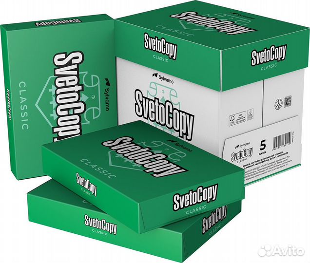 Офисная бумага 80г a4 svetocopy оптом для принтера