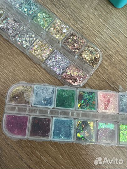 Блестки для маникюра