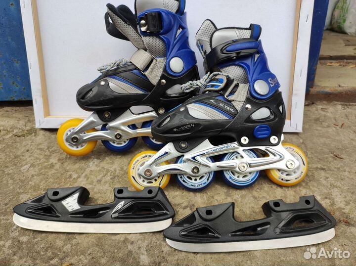 Роликовые коньки Action 29-32