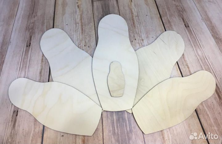 Доски для выжигания, росписи, выпиливания,матрешка