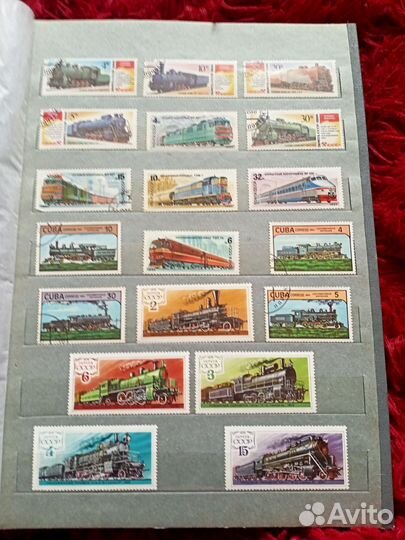 Альбом с почтовыми марками