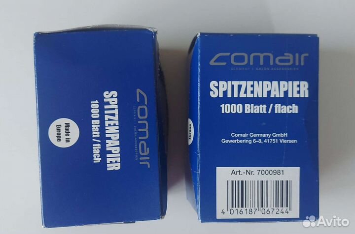 Бумага для химической завивки волос