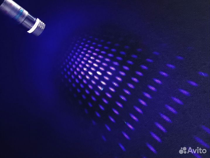 Лазерная указка USB синяя