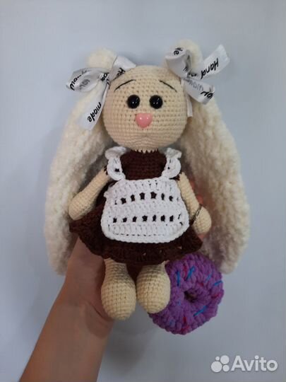 Зайка первоклашка, подарок учителю воспитателю