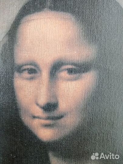 Портрет Джоконды на холсте