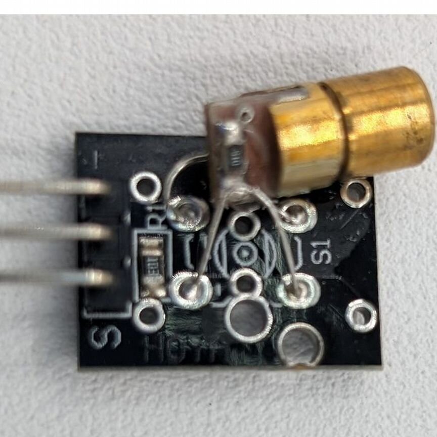 [KY-008] Модуль Лазера, Ky-008, Красный, 5в 5мвт 650нм