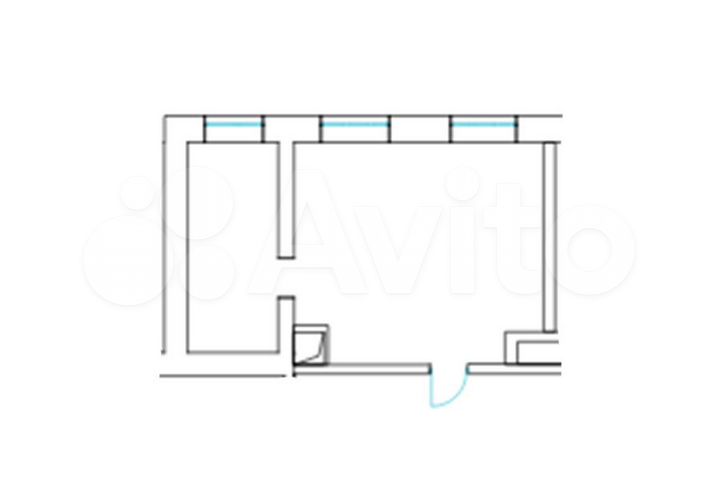 2-к. апартаменты, 51,5 м², 8/8 эт.